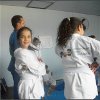 Meninas no treino